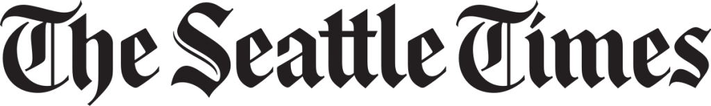 The Seattle Times logo featuring Flex Car Lease pre-owned leasing